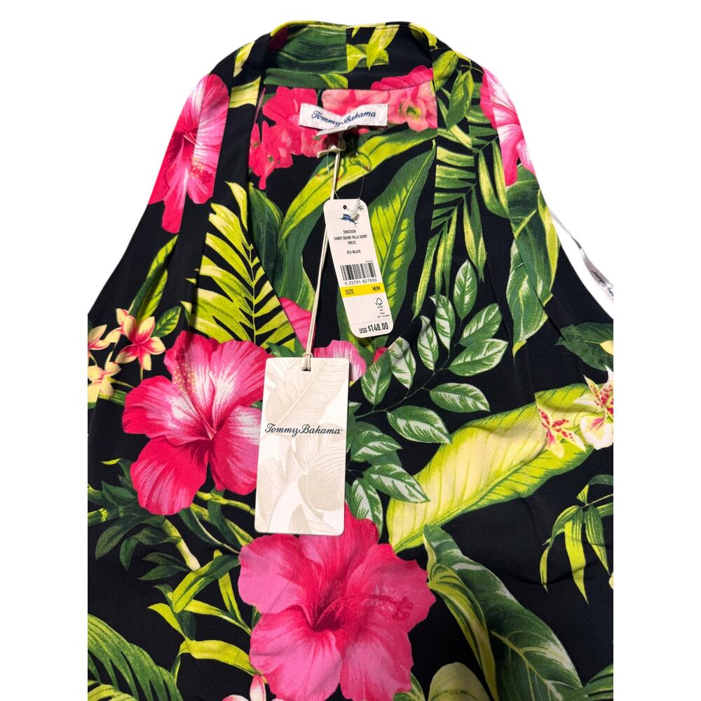 NWT Tommy Bahama Sandy Grand Villa Halter Dress Womens M Multicolor Floral Print - Picture 5 of 12